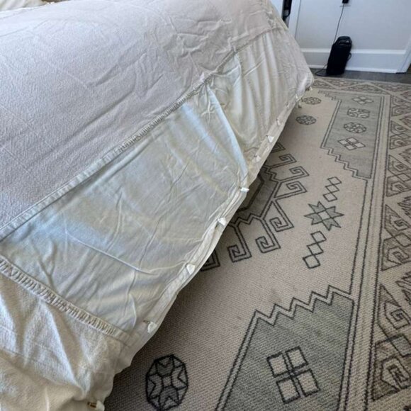 ABC Carpet & Home Cream Bedspread Set Luxury cozy chic - Picture 5 of 9